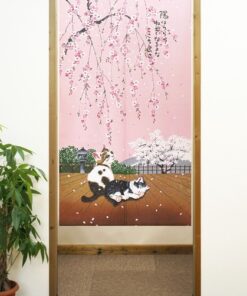 Cat Noren Japanese Curtain: A Purr-fect Home Addition