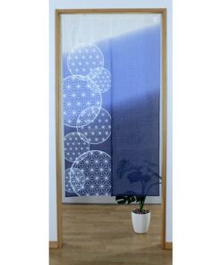 Circular Noren Japanese Curtain: Timeless Design