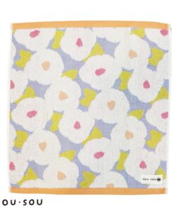 Imabari Face Towel - Camellia Pattern, Crafted in Japan