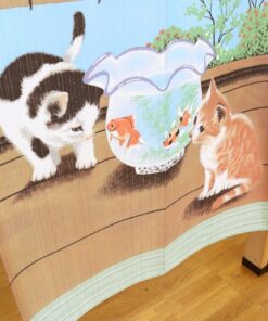 Noren with kittens
