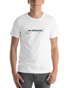 eat differently shark bite Unisex T-Shirt