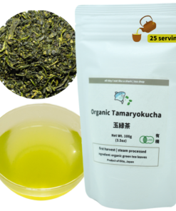 Organic Tamaryokucha (Curly Japanese green tea) 100g