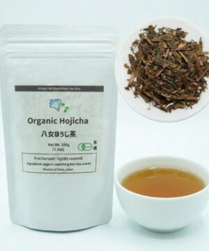 organic hojicha from yame japan