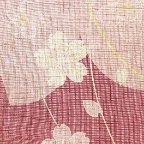 noren curtain sakura close up