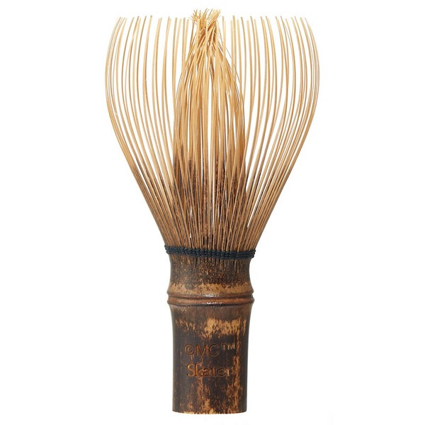 bamboo matcha whisk front view