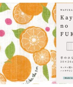 kaya no fukin dishcloth oranges 30x26cm