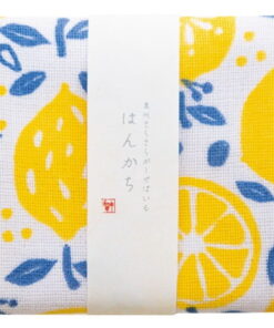 Wafuka Gauze Hand Towel - Lemon 23x23cm