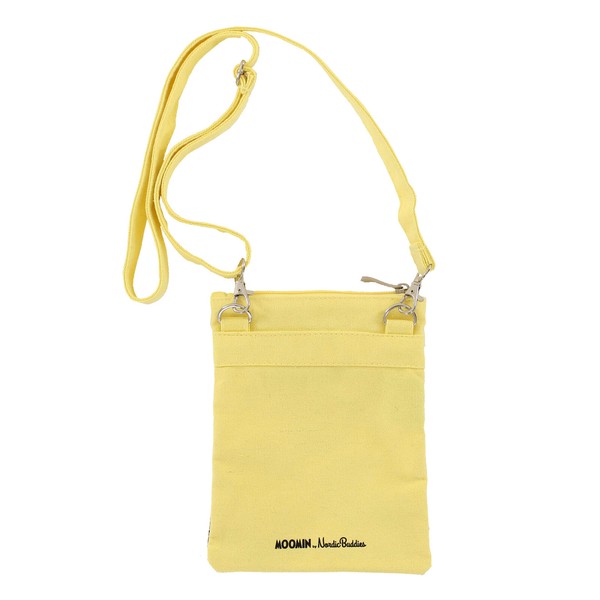 japanese shoulder bag moomin yellow 16x21cm back view