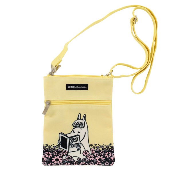 japanese shoulder bag moomin yellow 16x21cm front view