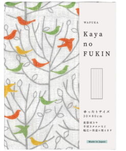kaya no fukin dishcloth bird forrest 30x80cm