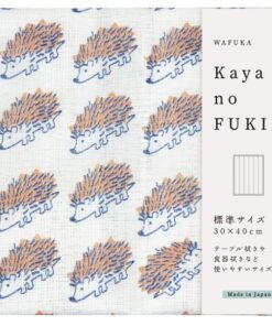 kaya no fukin dishcloth hedgehog 30x40cm