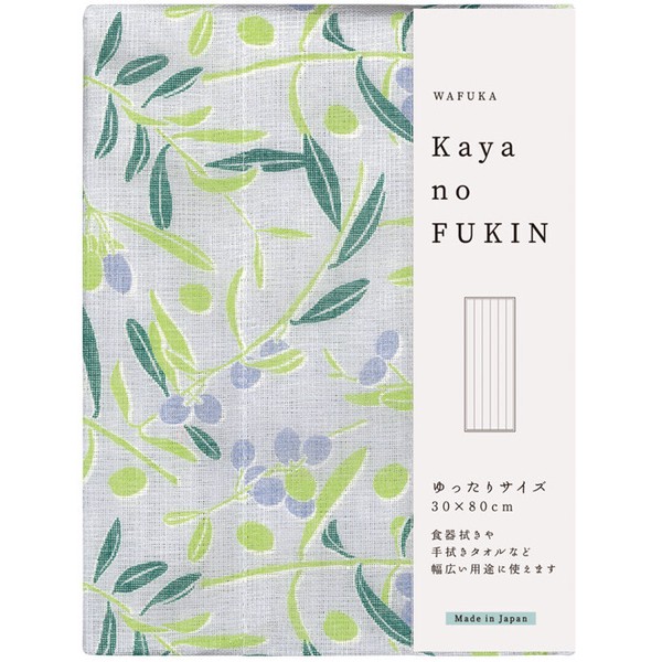 kaya no fukin dishcloth olive 30x80cm