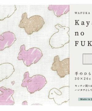 kaya no fukin dishcloth rabbit 30x26cm