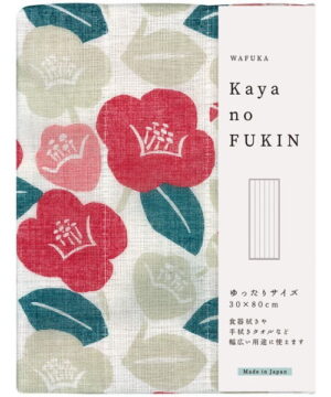 kaya no fukin washcloth camelia flower 30x80cm