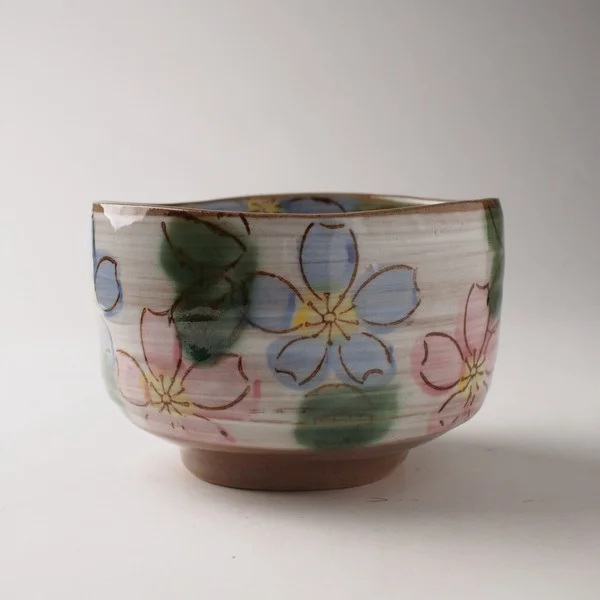 match tea bowl cherry blossom front view2