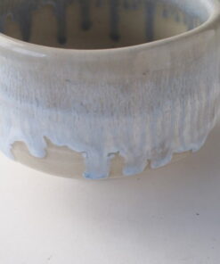 matcha bowl ash blue close up