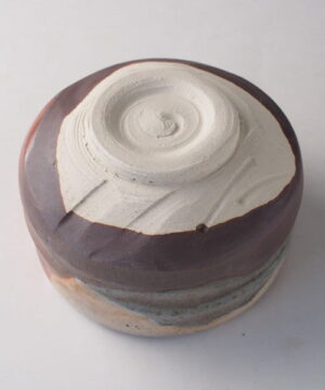 matcha tea bowl bottom view