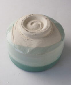 matcha tea bowl hitogama hiwa glass bottom part