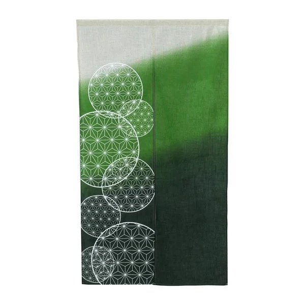 noren curtain circula design pattern 85x150cm