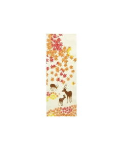 Tenugui Hand Towel - Autumn Leaves and Deer
