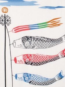 tenugui hand towel carp streamer 33x90cm