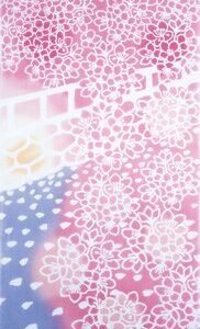 tenugui hand towel cherry blossom pattern 33x90cm