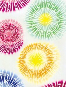 tenugui hand towel fireworks 33x90cm