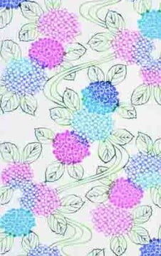 tenugui hand towel hydrangea flowers 33x90cm