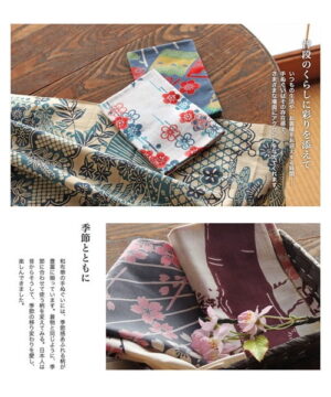 tenugui top view on a table