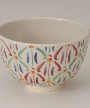 KyoKiyomizu ware Stone Wall Matcha Bowl Design