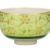 Kutani Ware Celadon Dreams Green Matcha Bowl Portrait
