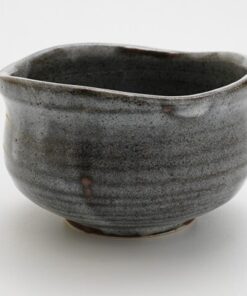 Kutani Ware Moon Rabbit Matcha Bowl Plain side