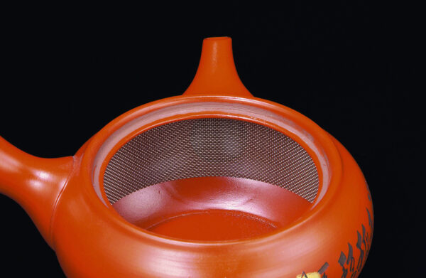 Tokoname ware Orange Teapot - Large Capacity - MIJ FROM INSIDE