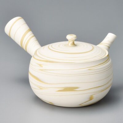 Tokoname ware Tosen Marble Finish Teapot - MIJ Product portrait
