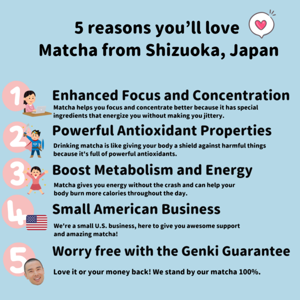 organic shizuoka matcha 5 reasons you'll love it