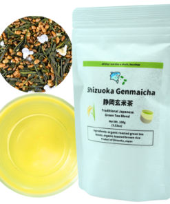 genmaicha 100g bag angle view
