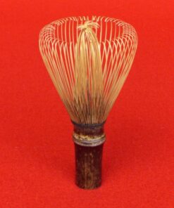 This is a traditional Takayama tea whisk, expertly crafted in Nara, Japan. Designed for versatility, it's ideal for preparing both thin and thick matcha teas, offering an authentic tool for your tea ceremony.