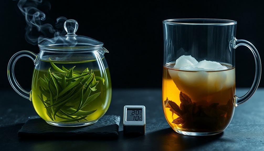 avoid boiling green tea