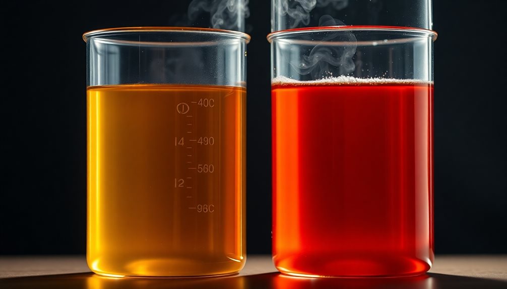 catechin behavior at temperatures