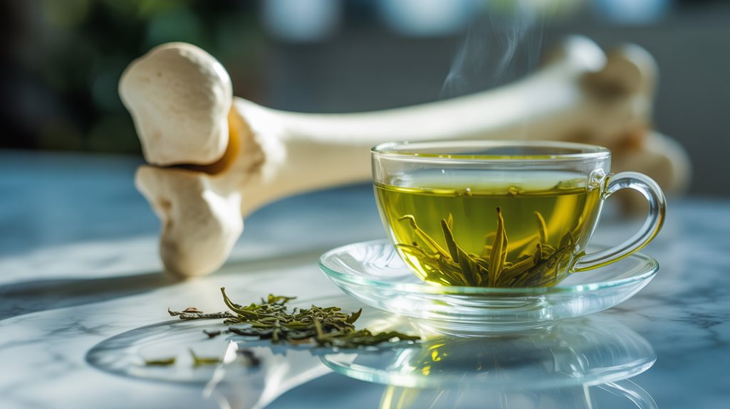 green tea strengthens bones