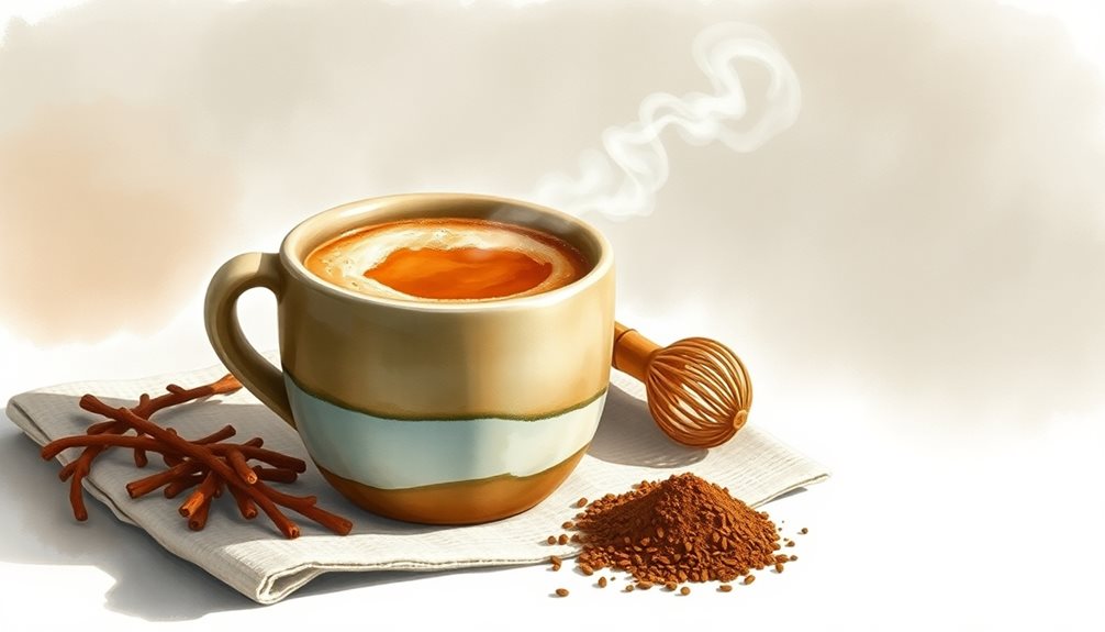 low caffeine roasted green tea