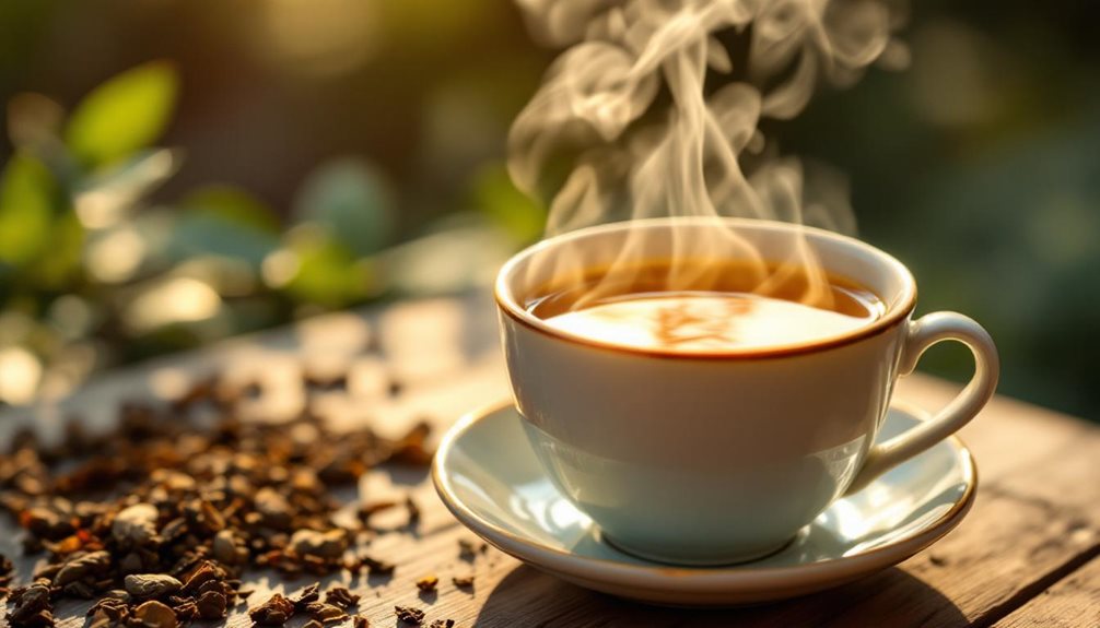 optimal roasted tea extraction