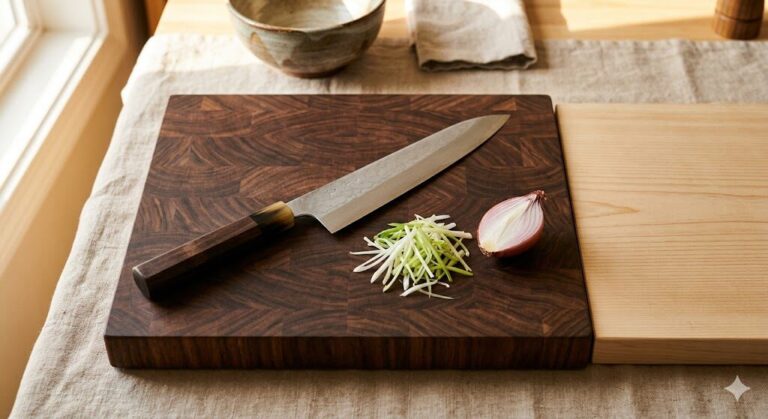 Best Cutting Board for Japanese Knives: Which Material Protects the Blade?